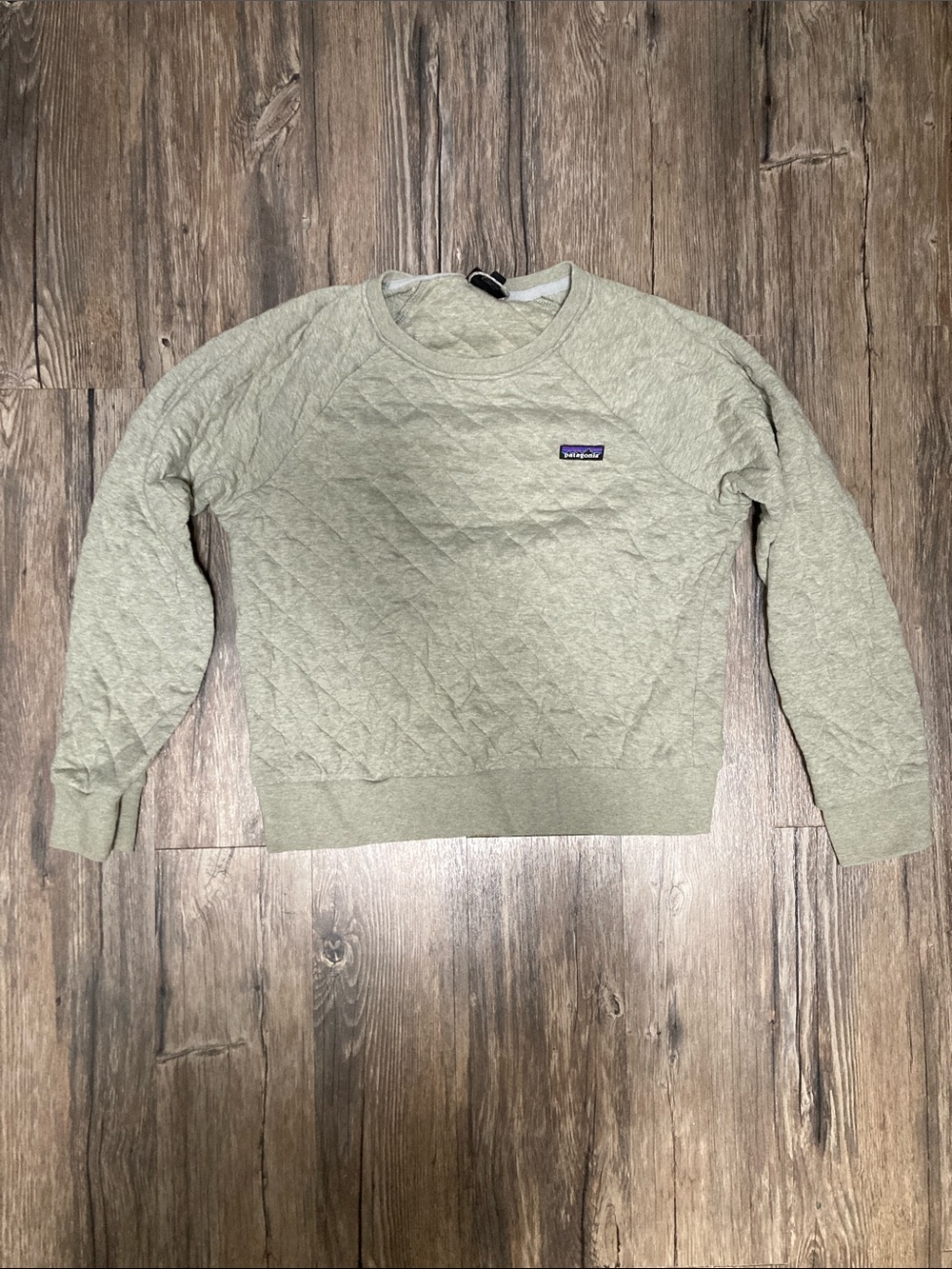 Patagonia Quilted Crew Sweatshirt in Sage